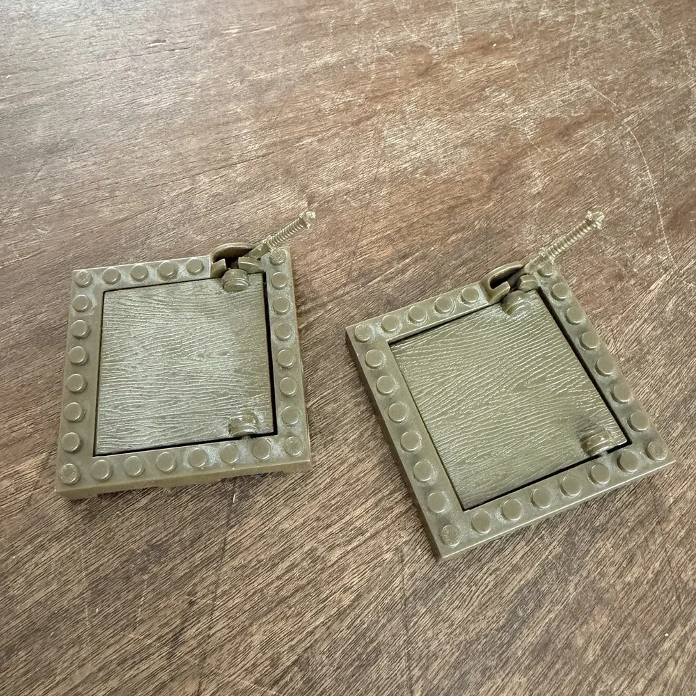 Mega Bloks Dragons Krystal Wars Castle Replacement Trap Doors (2) Floor Parts
